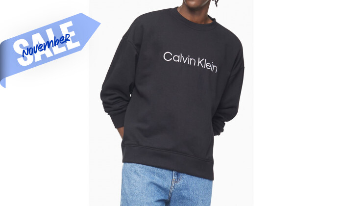 1 סווטשירט לגברים Calvin Klein - שחור