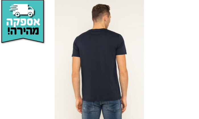 3 חולצת טישרט לגברים ARMANI EXCHANGE - צבע כחול נייבי