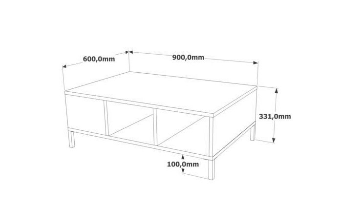 10 שולחן סלון או מזנון טלוויזיה 160 ס"מ RAMOS