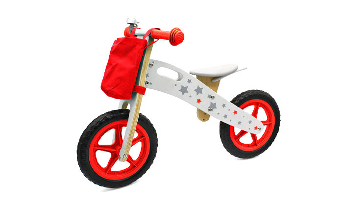 4 אופני איזון לילדים עם מושב מתכוונן - צבעים לבחירה