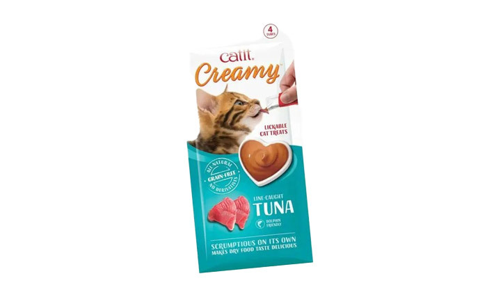 5 אניפט: מארז ​12/24 מעדנים לחתול Catit Creamy - טעמים לבחירה