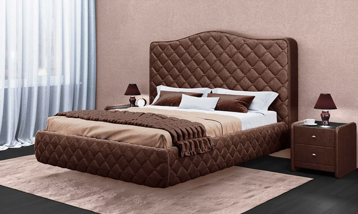 3 מיטה זוגית מרופדת עם ארגז מצעים AVANTI דגם פרסטיג' - מידה וצבעים לבחירה