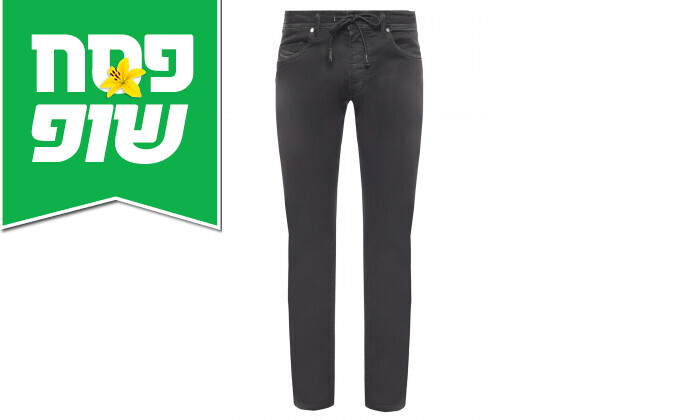 4 ג'ינס לגברים DIESEL דגם JOGGJEANS THOMMER - שחור