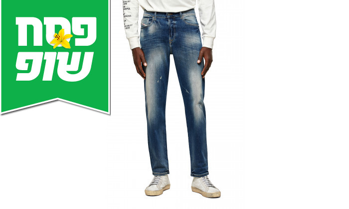 4 ג'ינס לגברים DIESEL דגם D-FINING באורך L-32 - כחול אפרפר