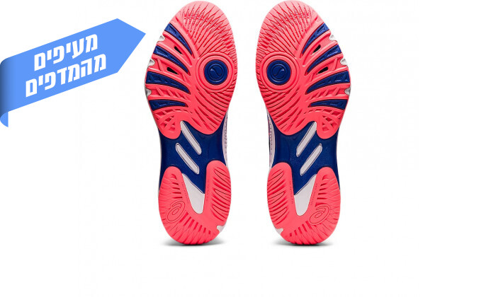 6 נעלי ספורט לנשים אסיקס Asics, דגם Netburner Ballistic FF 2 בצבע כחול