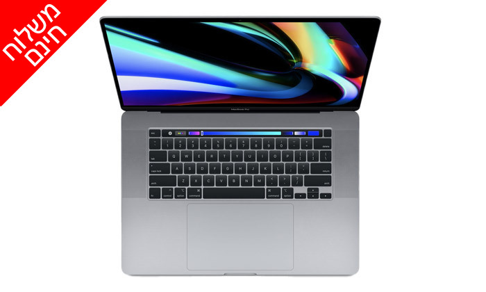 4 מחשב נייד מחודש Apple דגם MacBook PRO עם מסך מגע "15.4, זיכרון 32GB ומעבד i9