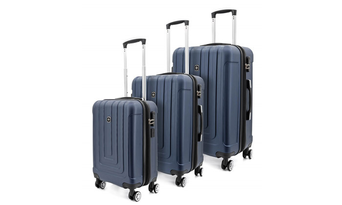 3 סט מזוודות קשיחות 20, 24 ו-28 אינץ'  METRO BRIEF, דגם EVEREST