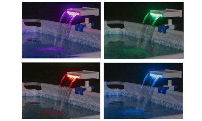 4 מפל LED צבעוני לבריכה BestWay דגם 58619