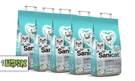 5 שקי חול חתולים מתגבש Sanicat
