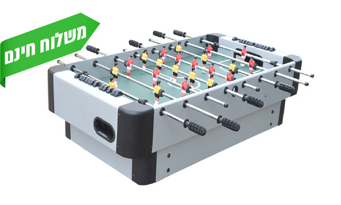 3 שולחן משחק משולב פינג פונג, הוקי אוויר, ביליארד וכדורגל שולחן