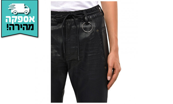 4 ג'ינס לנשים דיזל DIESEL דגם KRAILEY JOGGJEANS בצבע שחור