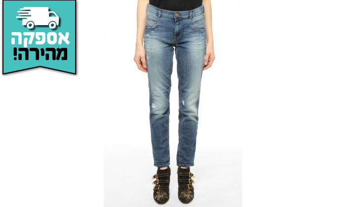 3 ג'ינס לנשים דיזל DIESEL דגם BELTHY-NE בצבע כחול