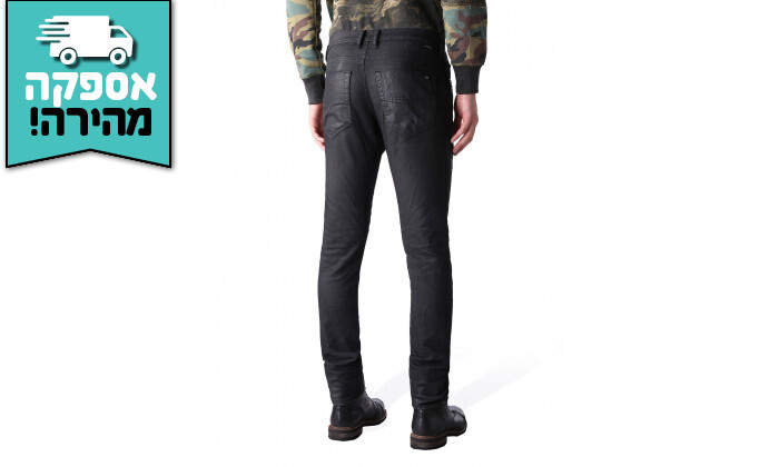 4 ג'ינס לגבר דיזל DIESEL דגם TEPPHAR אורך 30 - שחור