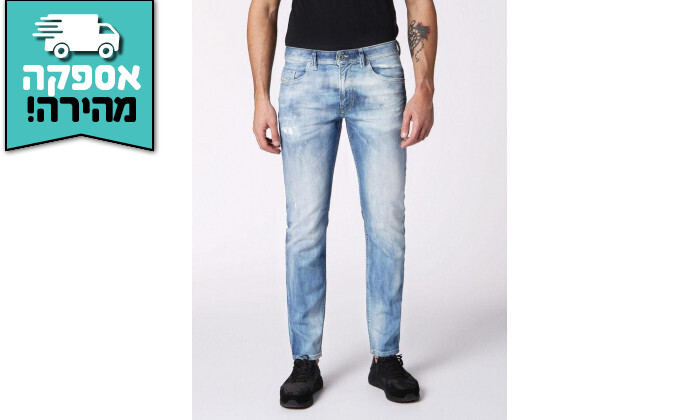 5 ג'ינס לגבר דיזל DIESEL דגם THOMMER אורך 30 - כחול