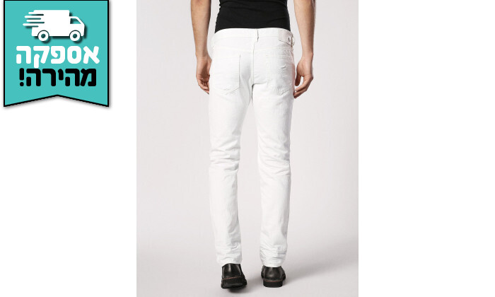 4 ג'ינס לגבר דיזל DIESEL דגם BUSTER אורך 32 - לבן