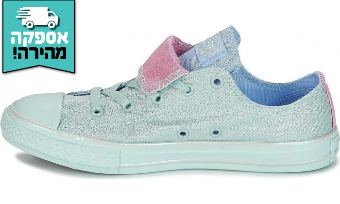 5 נעלי סניקרס אולסטאר ALL STAR לילדים CONVERSE בצבע טורקיז