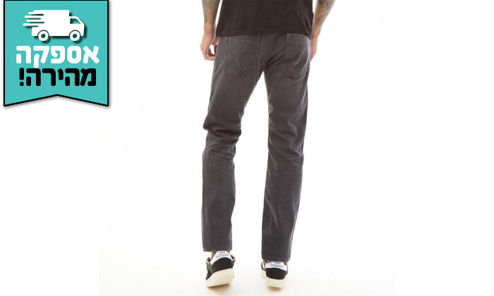 3 ג'ינס לגבר דיזל DIESEL דגם SAFADO-R אורך 32 - אפור כהה