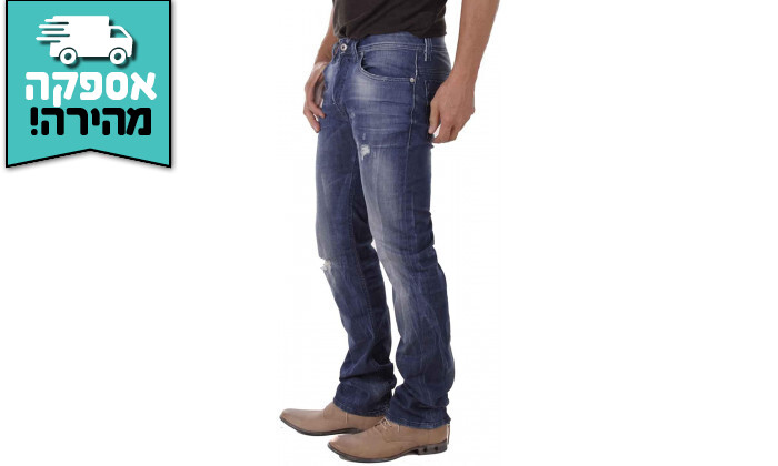 3 ג'ינס לגבר דיזל DIESEL דגם SAFADO-R אורך 30 - כחול