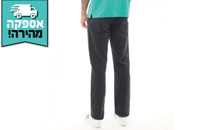 3 ג'ינס לגבר דיזל DIESEL דגם LARKEE-BEEX אורך 32 - שחור פחם