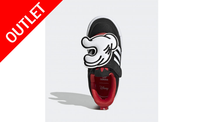 5 נעליים לפעוטות אדידס adidas דגם DISNEY FORUM 360 - שחור-אדום