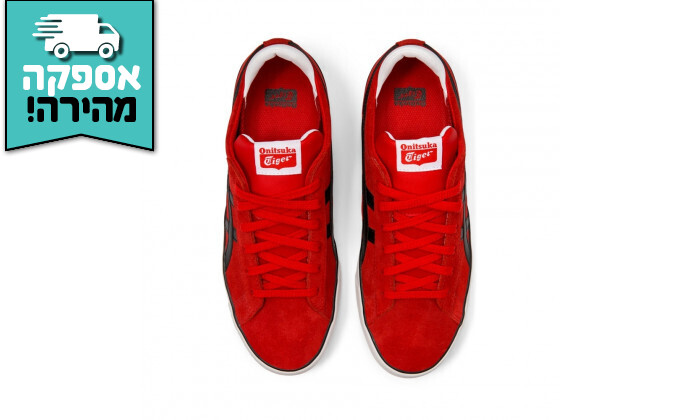 4 נעלי סניקרס לגבר אסיקס Asics דגם Tiger Fabre BL-S 2.0 בצבע אדום 