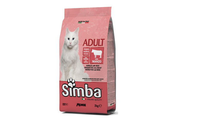 3 אניפט: 2 שקי מזון יבש לחתולים Simba