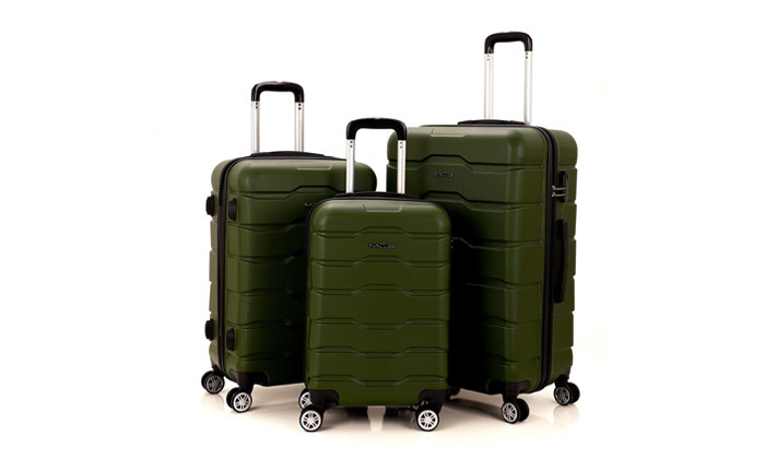 5 סט 3 מזוודות קשיחות 20, 24 ו-28 אינץ' MCS - צבעים לבחירה
