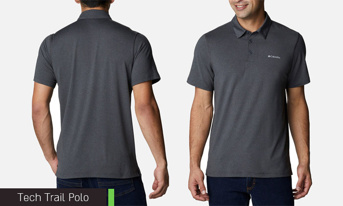 4 חולצת פולו לגברים קולומביה Columbia - דגמים וצבעים לבחירה