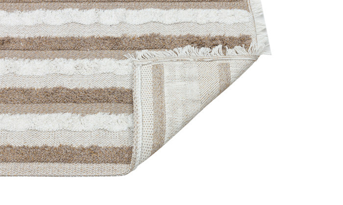 4 שטיח מלבני עם דוגמה גיאומטרית - צבע ומידות לבחירה