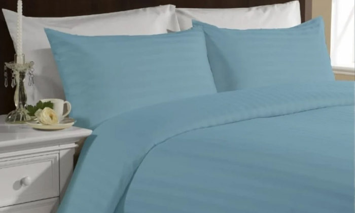 3 סט מצעים למיטה זוגית דגם בומבי - צבעים לבחירה