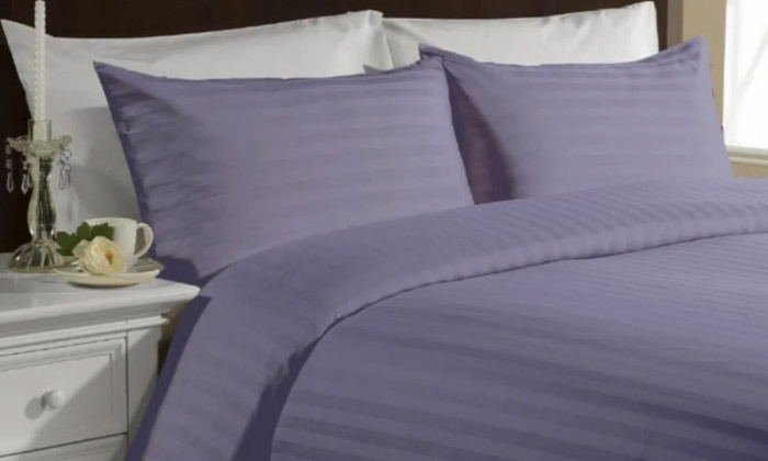 5 סט מצעים למיטה זוגית דגם בומבי - צבעים לבחירה