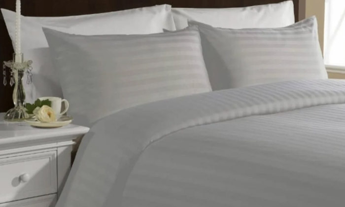 6 סט מצעים למיטה זוגית דגם בומבי - צבעים לבחירה