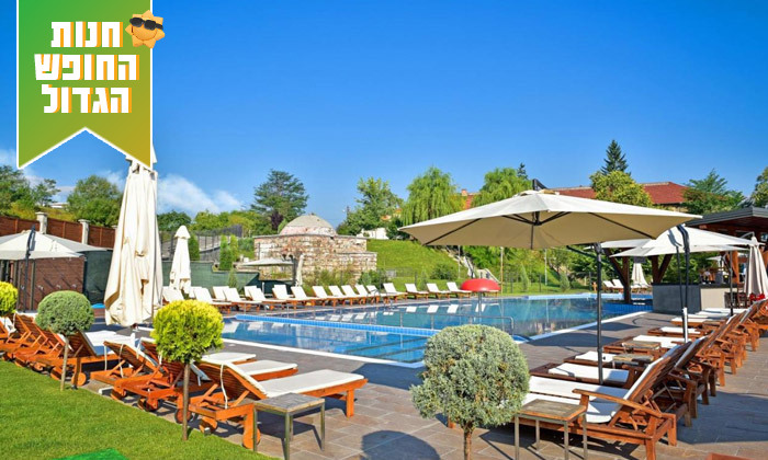 9 חופשת קיץ מיוחדת בבנסקו שלמרגלות הרי פירין: 4-6 לילות במלון 5* ע"ב חצי פנסיון עם מגלשות מים