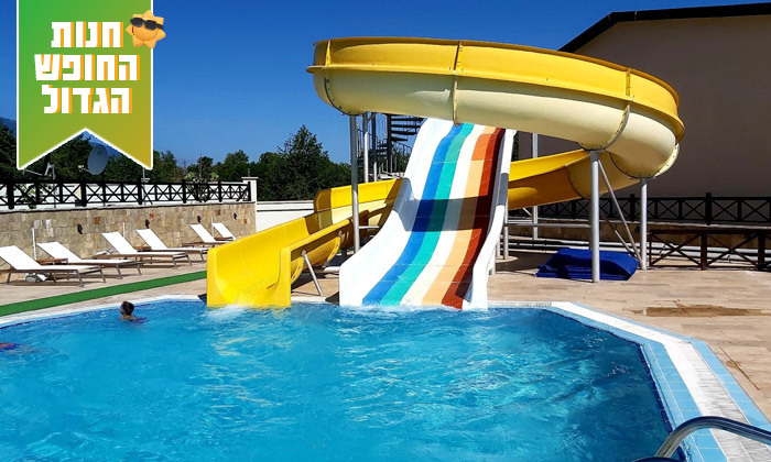 14 חופשת קיץ מיוחדת בבנסקו שלמרגלות הרי פירין: 4-6 לילות במלון 5* ע"ב חצי פנסיון עם מגלשות מים