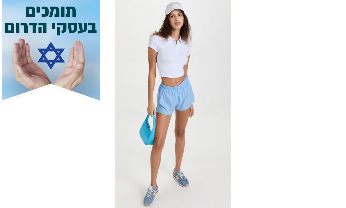 3 חולצת פולו לנשים Alo Yoga דגם CHOICE POLO - לבן