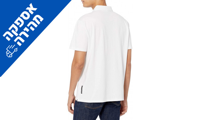 3 חולצת פולו לגבר Calvin Klein דגם Move 365 Pique - לבן