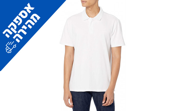 4 חולצת פולו לגבר Calvin Klein דגם Move 365 Pique - לבן