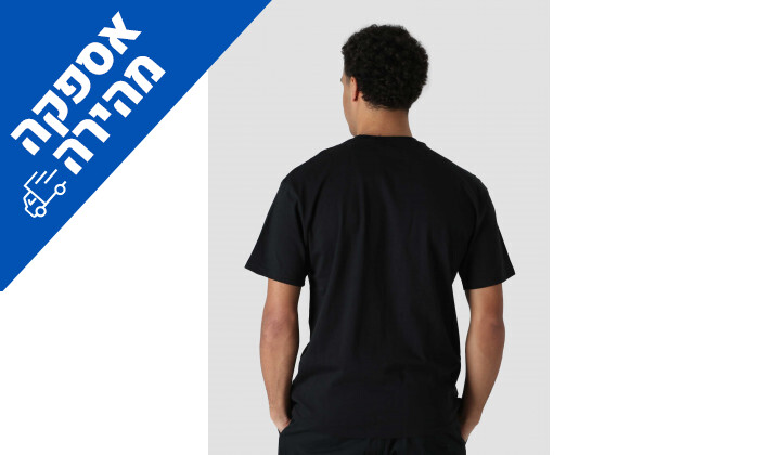 3 חולצת טי שירט לגברים נייקי Nike, דגם SB Logo Skate בצבע שחור