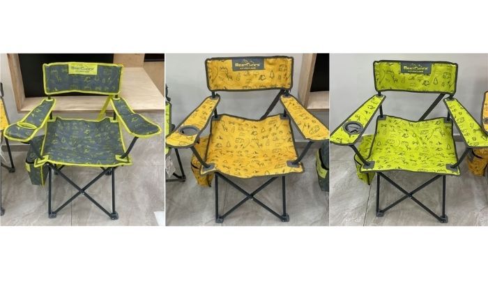 5 כיסא קמפינג מתקפל עם תיק נשיאה - צבעים לבחירה