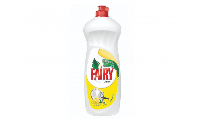 3 6 בקבוקי נוזל כלים פיירי FAIRY לימון בנפח 600 מ"ל (סה"כ 3.6 ליטר)