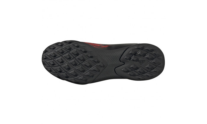 5 נעלי כדורגל לילדים אדידס adidas, דגם Predator 20.3 Turf בצבע שחור-אדום-לבן