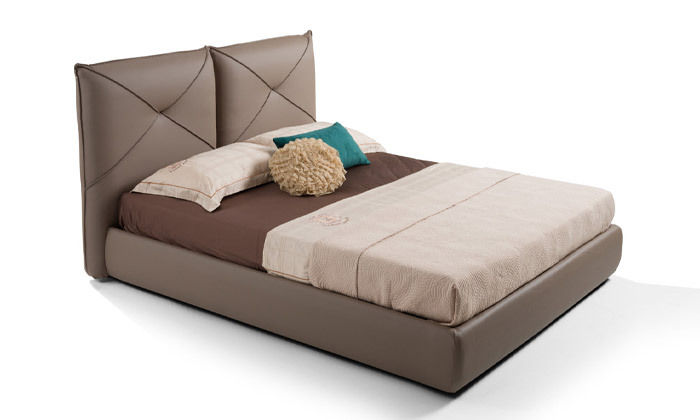 5 מיטה זוגית HOME DECOR דגם מירן עם ארגז מצעים ואופציה למזרן - מידות לבחירה