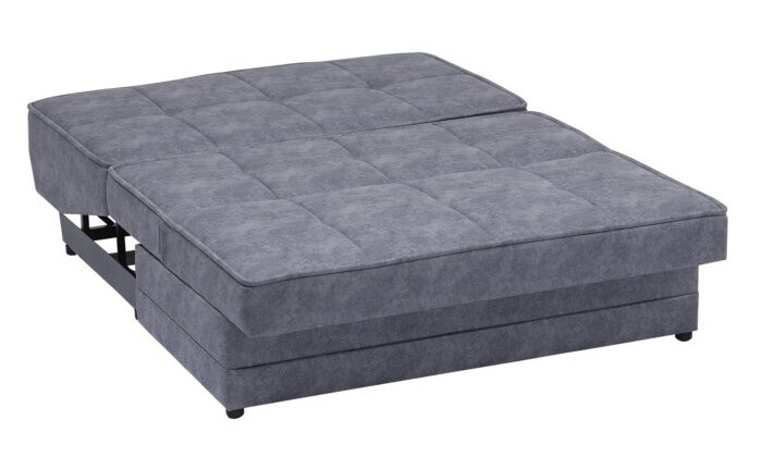 5 ספה נפתחת למיטה עם זוג כריות LEONARDO דגם דלהי - צבע לבחירה