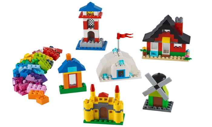 3 לגו LEGO קלאסיק קוביות ובתים דגם 11008