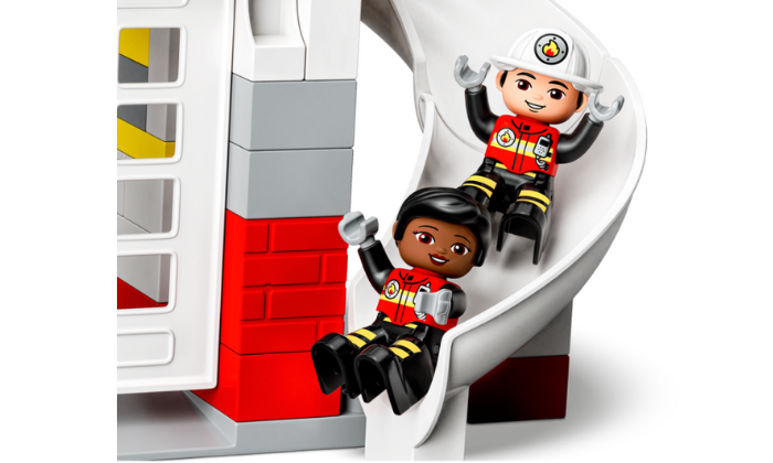 5 לגו LEGO דופלו תחנת כיבוי אש ומסוק דגם 10970