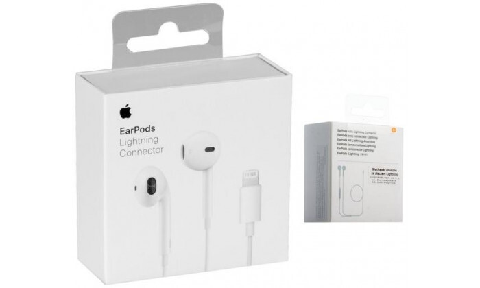 3 אוזניות חוטיות Apple EarPods עם חיבור Lightning