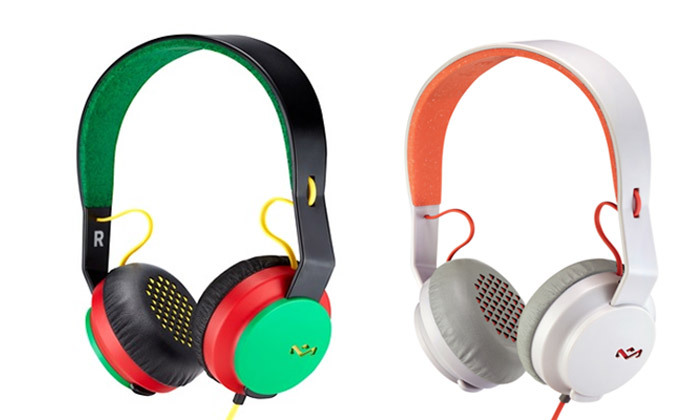 אוזניות קשת חוטיות מארלי MARLEY דגם ON EAR REBEL - צבעים לבחירה