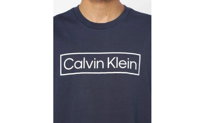 4 חולצת טי שירט לגברים Calvin Klein דגם Logo בצבע כחול
