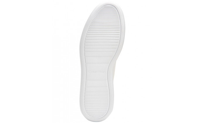 4 נעלי סניקרס לגברים Calvin Klein דגם Falconi בצבע לבן