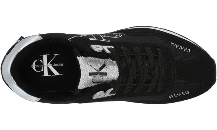 4 נעלי סניקרס Calvin Klein לגברים דגם Eden בצבע שחור